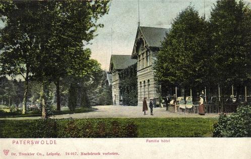 Paterswolde - Familie hotel - volk - ongelopen, Verzamelen, Ansichtkaarten | Nederland, Ongelopen, 1920 tot 1940, Verzenden
