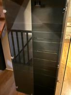 Glazen Vitrinekast met Planken, Ophalen, Met plank(en), Minder dan 50 cm, Minder dan 25 cm