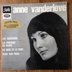 Anne Vanderlove Les Souvenirs 7" EP chanson 60s France 1967, Gebruikt, 7 inch, Ophalen of Verzenden, Pop