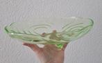 uranium glas schaal 30 cm uraniumglas vintage, Ophalen of Verzenden