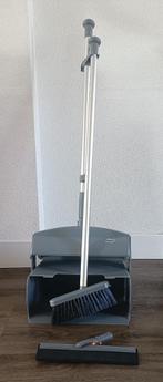 Vikan ErgoClean combi set met lange steel, Ophalen, Bezem of Borstel