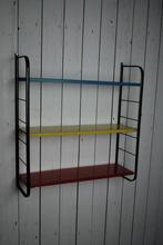 Vintage Wandrek geel rood blauw, Gebruikt, Ophalen of Verzenden, Nvt, Nvt