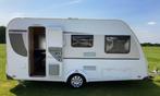 Knaus Sport 420 QD - 2016 met mover en Unico voortent/luifel, Caravans en Kamperen, Luifel, Treinzit, 750 - 1000 kg, Particulier