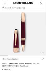 Montblanc John F Kennedy Rollerball Burgundy, Verzamelen, Pennenverzamelingen, Overige typen, Nieuw, Met doosje, Ophalen of Verzenden