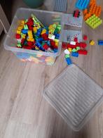 Grote bak Duplo-achtige bouwblokken, Kinderen en Baby's, Speelgoed | Bouwstenen, Ophalen, Gebruikt, Overige merken