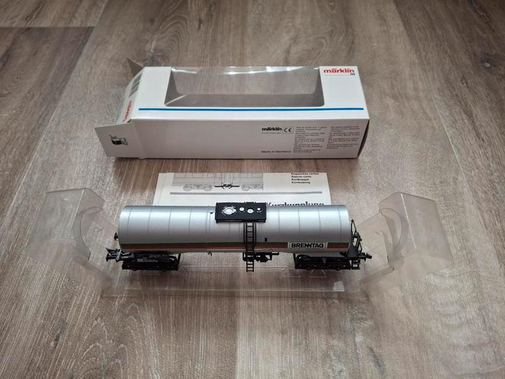 Marklïn HO 4753 ketelwagon "BRENNTAG" DB, Hobby en Vrije tijd, Modeltreinen | H0, Zo goed als nieuw, Wagon, Wisselstroom, Märklin