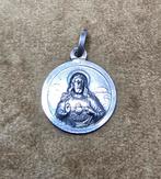 Zilveren religieus medaillon, Antiek en Kunst, Ophalen of Verzenden