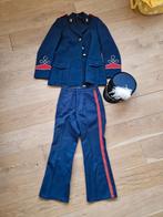 Vintage fanfare harmonie pak kostuum uniform met pet, Ophalen of Verzenden, Gebruikt, 158 t/m 164, Jongen of Meisje