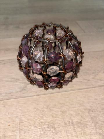 Decoratieve Kandelaar met Kristallen beschikbaar voor biedingen