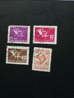 Roemenië Posta Romana posthoorn gestempeld, Postzegels en Munten, Ophalen of Verzenden, Overige landen, Gestempeld