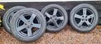 Winterbanden met Velgen 185/65 15 inch, 4x100, Auto-onderdelen, Banden en Velgen, Ophalen, Gebruikt, 15 inch, Banden en Velgen