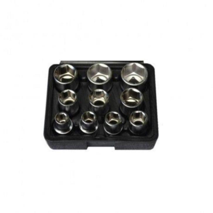 Doppenset Engels 10 Delig, Auto diversen, Autogereedschap, Nieuw, Ophalen of Verzenden