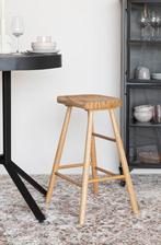 by fonQ basic Woody Barkruk Naturel Set 2 | €149 p stuk, nu, Huis en Inrichting, Barkrukken, Byfonq, Byfonq, 60 tot 90 cm, Nieuw