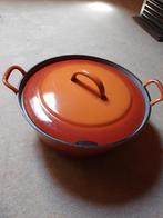 grote braadpan, Huis en Inrichting, Keuken | Potten en Pannen, Ophalen, Gebruikt, Gietijzer, Koekenpan of Braadpan