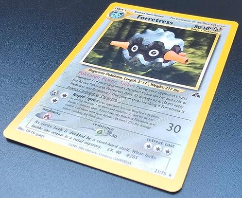 Pokemon Kaart Neo Discovery Forretress 21/75 NDI 21, Hobby en Vrije tijd, Verzamelkaartspellen | Pokémon, Zo goed als nieuw, Losse kaart