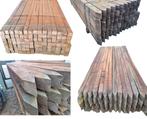 Hardhouten palen 5x5 / 6x6 / 7x7 / 8x8, Tuin en Terras, Palen, Balken en Planken, Ophalen, Palen, Nieuw, Hardhout