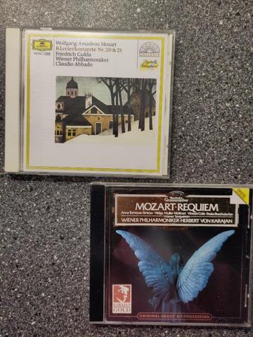 SETJE VAN 2 CD'S - MOZART, REQUIEM, PIANOCONCERTS 20&21 beschikbaar voor biedingen