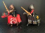 Playmobil - 2 ridders te paard, Ophalen of Verzenden, Zo goed als nieuw
