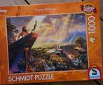 Disney puzzel Thomas Kinkade 1000 stuks, Ophalen of Verzenden, 500 t/m 1500 stukjes, Zo goed als nieuw, Legpuzzel