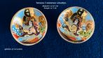 2 Satsuma Miniatuur Schaaltjes Kommetjes ø 6,5 cm Japan, Antiek en Kunst, Ophalen