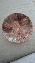 Vintage Aardewerk Schaal met Bloemenmotief, Antiek en Kunst, Ophalen of Verzenden