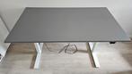 Rodulf Elektrisch Zit/Sta Bureau - Wit/Grijs zgan. 140x80 c, Huis en Inrichting, Ophalen, Elektrisch, Zo goed als nieuw