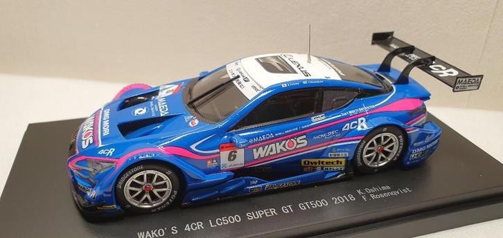 Ebbro Lexus LC500 SUPER GT GT500 2018 Wakos #6, Hobby en Vrije tijd, Modelauto's | 1:43, Nieuw, Auto, Overige merken, Ophalen of Verzenden