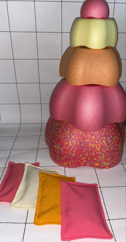 Stepping stones mét pittenzakjes, Kinderen en Baby's, Speelgoed | Bouwstenen, Ophalen of Verzenden, Nieuw