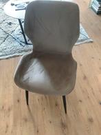 6 nieuwe eetkamerstoelen beige velvet. 200 euro., Huis en Inrichting, Stoelen, Ophalen, Overige materialen, Overige kleuren, Nieuw