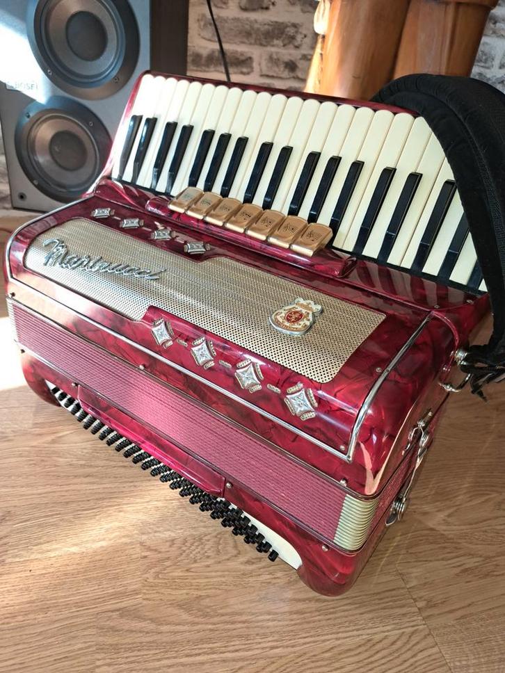 Marinucci Regineti 120  Accordeon - Muzette Gestemd, Muziek en Instrumenten, Accordeons, Gebruikt, Toetsaccordeon, 120-bas, Marinucci