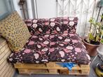 Bank en schone kussens. 80 bij120, Ophalen, Zo goed als nieuw, Hout