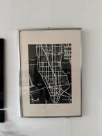 Grote wanddecoratie New York City Map (IKEA) Manhattan, Ophalen, Gebruikt, Oorspronkelijke maker, Print