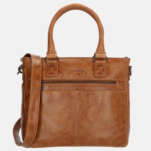 Micmacbags Porto Handtas Bruin, Sieraden, Tassen en Uiterlijk, Tassen | Damestassen, Zo goed als nieuw, Handtas, Bruin, Ophalen of Verzenden