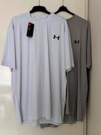 Nieuw Under Armour Shirt Wit/Grijs - XL, Verzenden, Nieuw, Maat 56/58 (XL), Wit