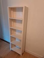 Massief houten wit geschilderd handgemaakt boekenkastje, Minder dan 50 cm, Gebruikt, Ophalen of Verzenden, Minder dan 100 cm