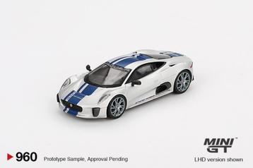 Mini GT 1/64 - Jaguar C-X75 Silver Mgt315 beschikbaar voor biedingen