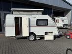 Kip Kompakt 37 EKV Langslaper + WC Hefdak 790KG BJ 2012, Caravans en Kamperen, Caravans, Kip, Tot en met 2, Bedrijf, Treinzit