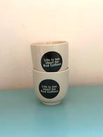 Koffie mokjes, Huis en Inrichting, Keuken | Servies, Ophalen of Verzenden, Zo goed als nieuw, Overige stijlen, Kop(pen) en/of Schotel(s)