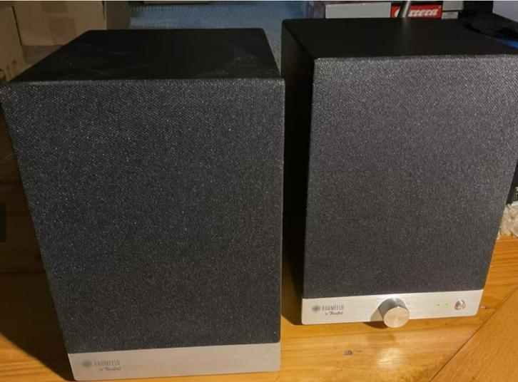 Raumfeld Teufel S speakerset actief master en slave, Audio, Tv en Foto, Luidsprekers, Front, Rear of Stereo speakers, 120 watt of meer