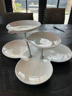 Villeroy & Boch Etagere Wit Veren Buigbaar Wit Puntgaaf, Ophalen of Verzenden, Zo goed als nieuw