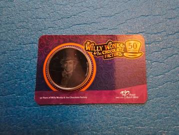 Willy Wonka penning coincard 