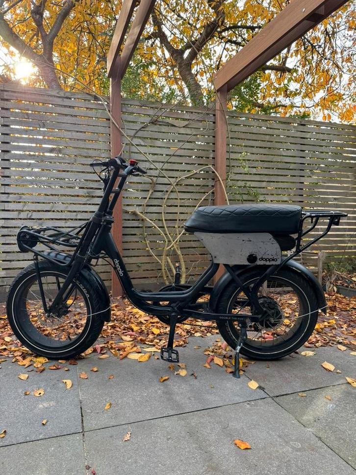 Goed onderhouden Doppio fatbike, Fietsen en Brommers, Elektrische fietsen, Gebruikt, Overige merken, 51 tot 55 cm, 30 tot 50 km per accu