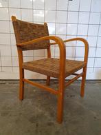 Vintage fauteuil, papercord jaren 60 Vroom & Dreesman, Ophalen of Verzenden