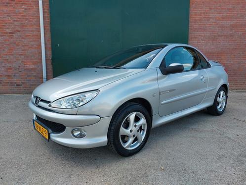 Peugeot 206 1.6 16V CC 2003 Grijs/Airco / Nwe Apk!/173 dkm., Auto's, Peugeot, Particulier, Benzine, D, Cabriolet, Handgeschakeld