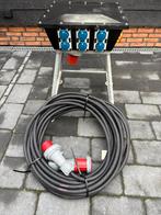 StroomVerdeelkast 63 Amp incl 25 meter voedingskabel 5x10 mm, Doe-het-zelf en Verbouw, Elektra en Kabels, Ophalen, Overige typen