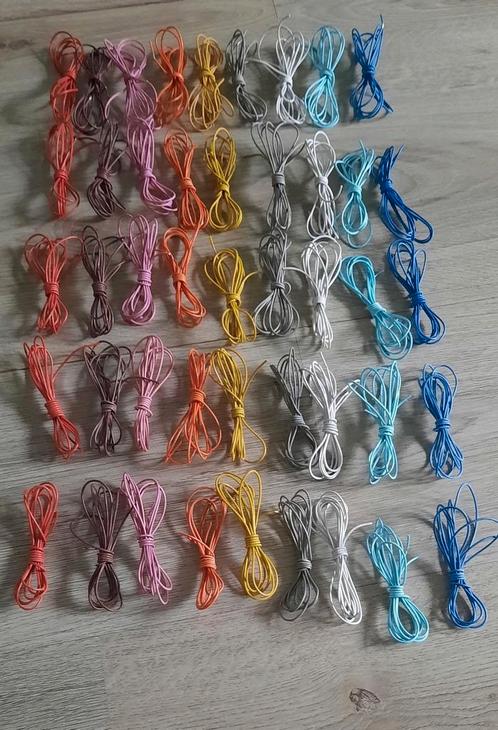 45 aansluitdraden van 1 meter in 9 verschillende kleuren, Hobby en Vrije tijd, Modeltreinen | H0, Nieuw, Overige typen, Gelijkstroom of Wisselstroom