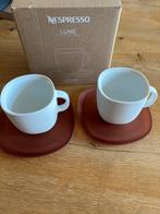 Nespresso kopjes Lume 2x nieuw, Huis en Inrichting, Keuken | Servies, Nieuw, Ophalen of Verzenden, Glas, Overige stijlen