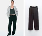 NIEUW incl. LABEL ZARA WIDE LEG BROEK HALFHOGE TAILLE ZWART, Verzenden, Nieuw, Maat 36 (S), Lang