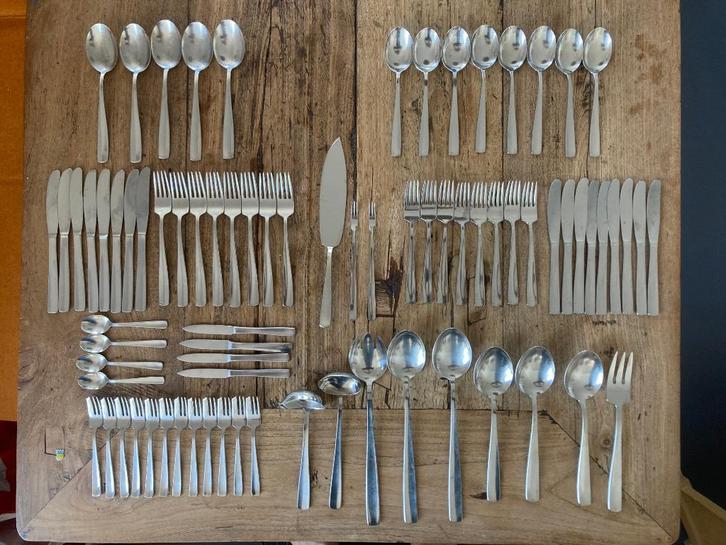 78 delig Gense bestek 18-8, Antiek en Kunst, Antiek | Bestek, Ophalen of Verzenden
