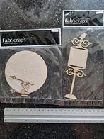 FABSCRAPS CHLIPBOARD KLOK MIXED MEDIA JOURNAL PLANNER KAART, Ophalen of Verzenden, Nieuw, Versiering of Embellishment, Overige merken